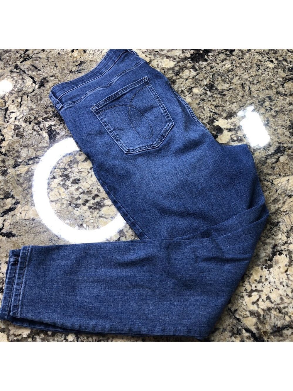 Size 18W X 27 Calvin Klein High Rise Skinny Women’s Jeans Stretchy BD - Picture 14 of 14